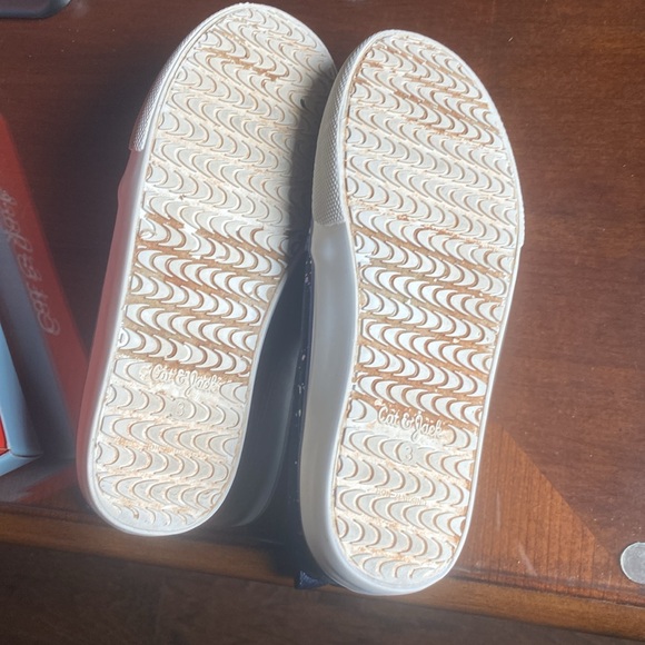 Cat & Jack Blue Sariah Sneakers, Girls size 3. - Picture 4 of 6